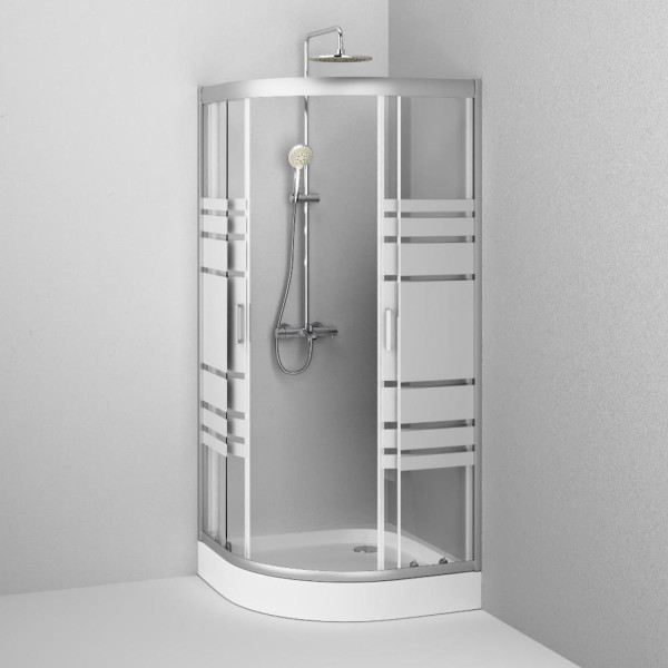 Душевое ограждение 90х90 см., без поддона. Фото 3