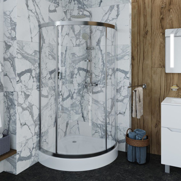 Душевое ограждение 90х90 см., без поддона. Фото 1