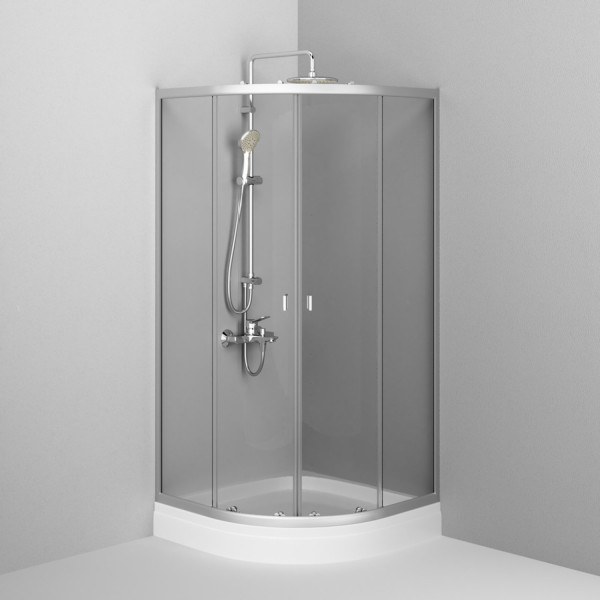 Душевое ограждение 90x90, c поддоном. Фото 2