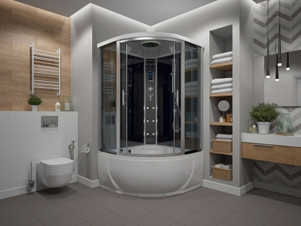 Душевой бокс Erlit ER4350T-C2 (1500x1500x2250). Фото 1