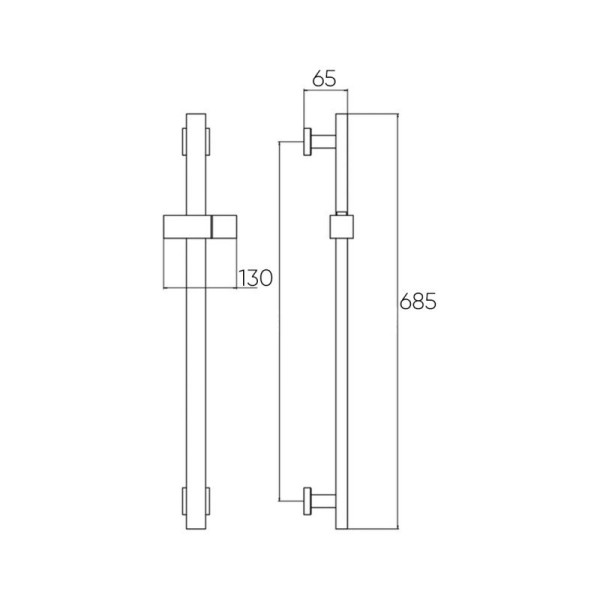 Душевой гарнитур Bronze de Luxe 980, хром. Фото 2