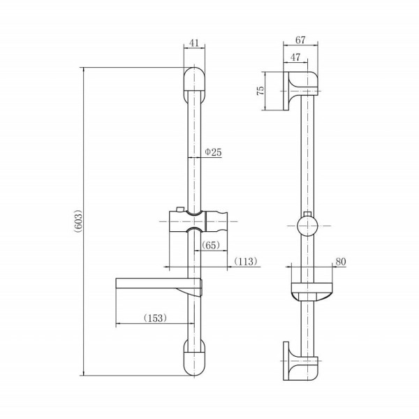 Душевой гарнитур D-Lin D63512, хром. Фото 2