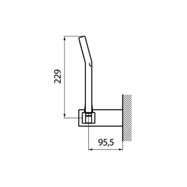 Душевой гарнитур Webert Shower Set AC0114015, хром. Фото 2