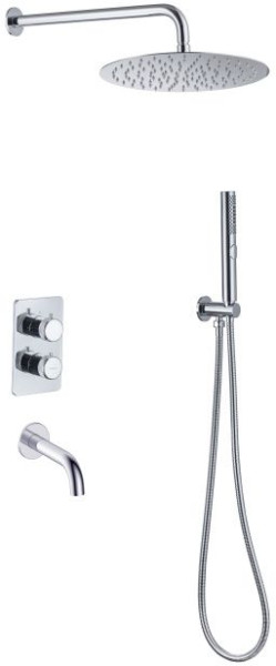 Душевой комплект Allen Brau Priority 5.31014-00 (с внутренней частью) хром. Фото 1