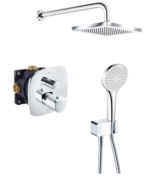 Душевой комплект Kludi Ameo 5 в 1, хром (419300575). Фото 1