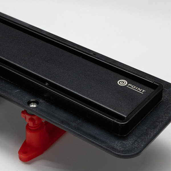 Душевой лоток POINT Деметра сталь черная 450 арт PN50345B. Фото 7