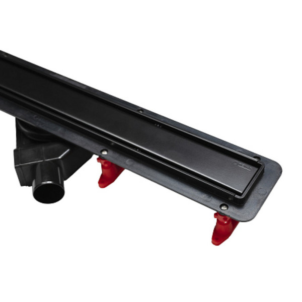 Душевой лоток POINT Деметра сталь черная 750 арт PN50375B. Фото 6