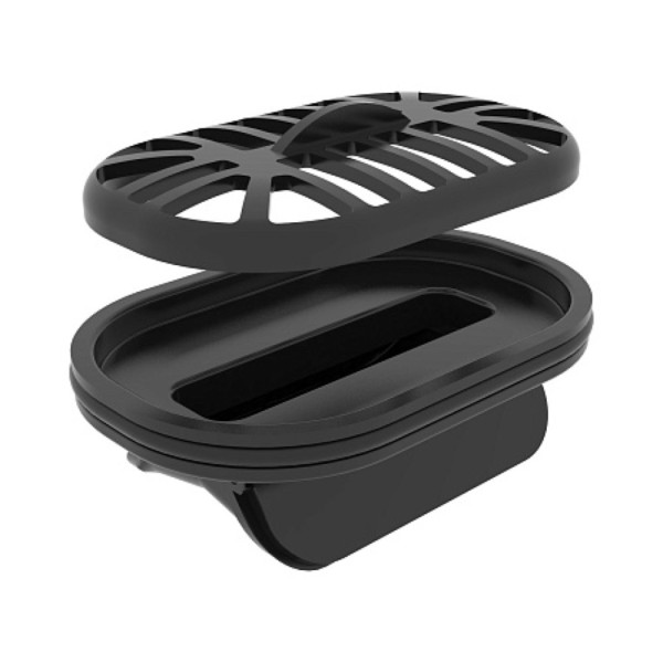 Душевой лоток POINT Деметра стекло белое 450 арт PN50545GLW. Фото 7