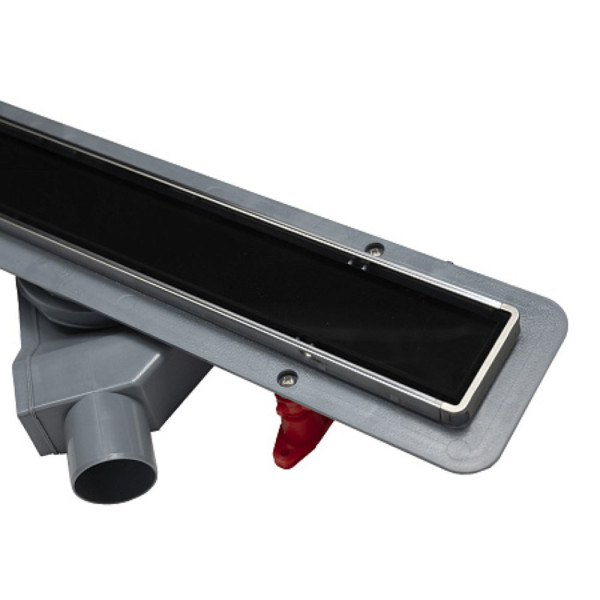 Душевой лоток POINT Деметра стекло черное 450 арт PN50445GLB. Фото 6