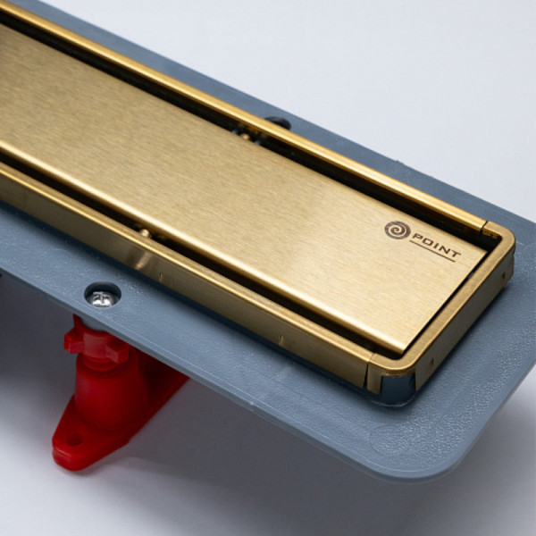 Душевой лоток POINT Деметра золото 450 арт PN50645G. Фото 7