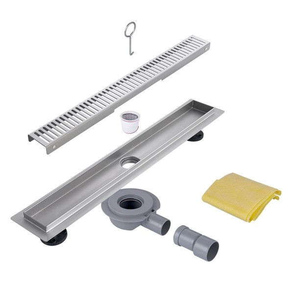 Душевой лоток с решеткой 60 см FASHUN A536005, сатин. Фото 3