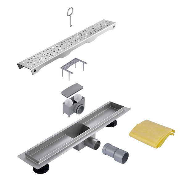 Душевой лоток с решеткой 65 см FASHUN A416502, сатин. Фото 3