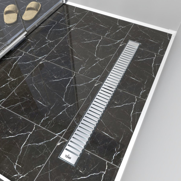 Душевой лоток TIMO Drain Protect DP20900-LG20900, сатин. Фото 3