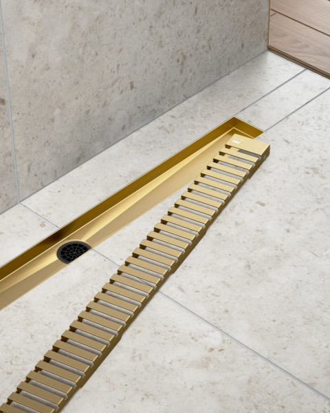 Душевой лоток TIMO Drain System DS230107/17, матовое золото. Фото 3