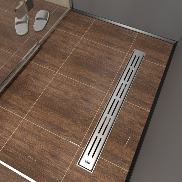 Душевой лоток TIMO Super Plast SP10700-DG10700, сатин. Фото 4