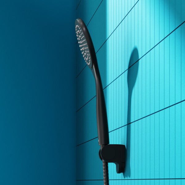 Душевой набор, черный. Фото 2