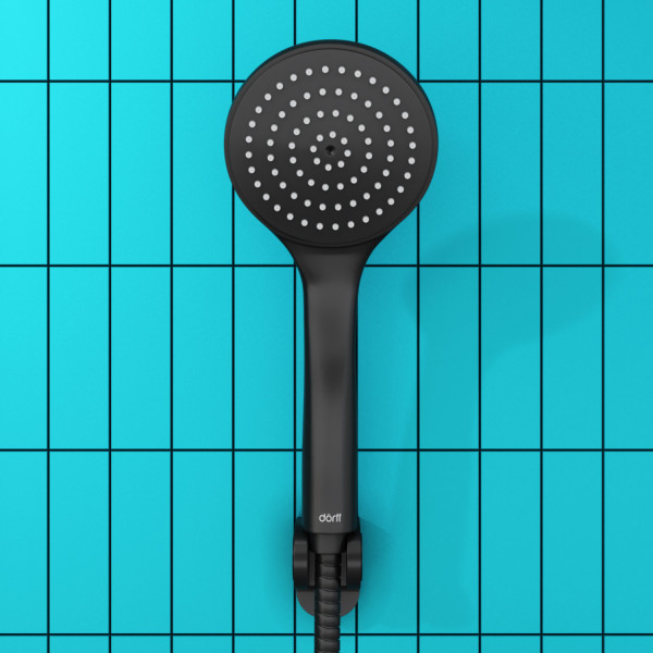 Душевой набор, черный. Фото 3