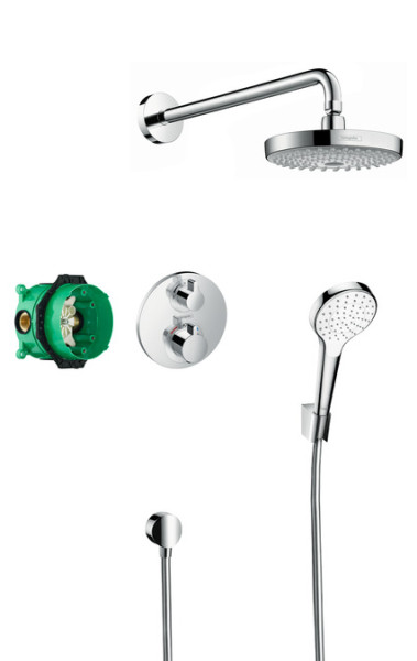 Душевой набор Hansgrohe 27295000 Croma Select S / Ecostat S. Фото 1