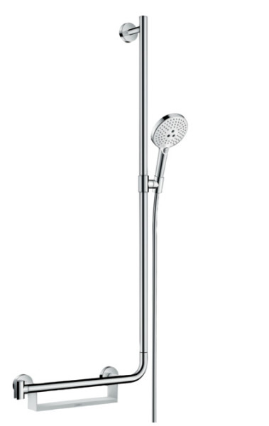 Душевой набор Hansgrohe Raindance Select S 120/Unica Comfort 1.10 m R белый/хром (26326400). Фото 1