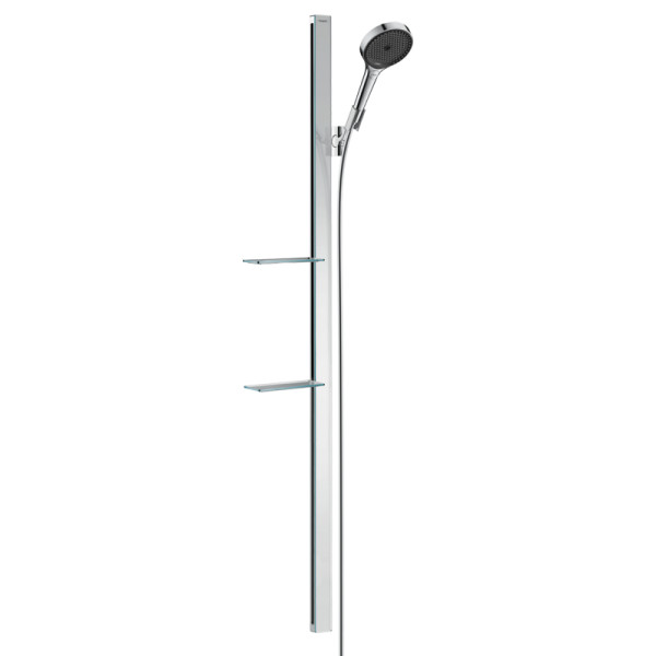 Душевой набор Hansgrohe Rainfinity 130 3jet со штангой 150 см. и мыльницей (27673000). Фото 1