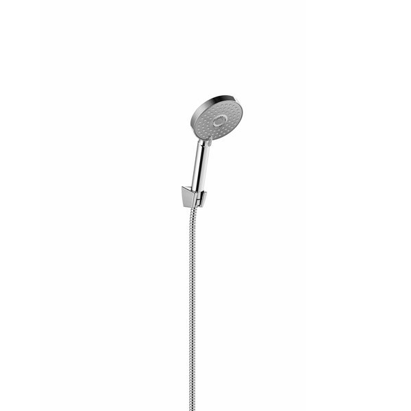 Душевой набор Ravak шланг 150 см, душевая лейка Flat M (3 режима), держатель (X07S006). Фото 1