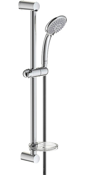 Душевой набор VIDIMA FRESH M BA212AA 3-функциональная лейка 100 мм, штанга 600мм, шланг UF 1750 мм) (BA212AA). Фото 1