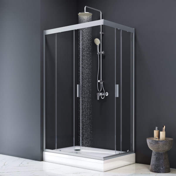 Душевой поддон 120x80 см, с сифоном. Фото 2