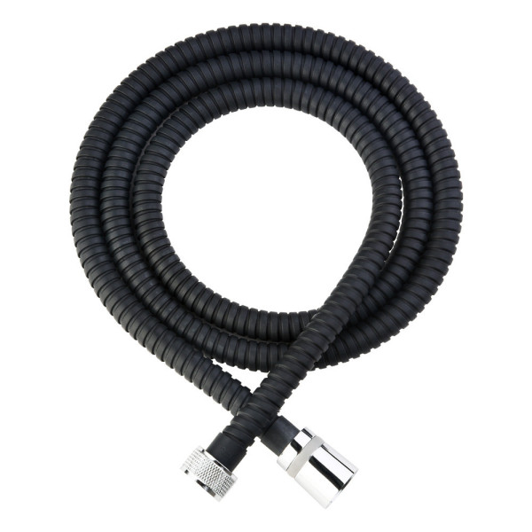 Душевой шланг Olive s F0110B 1,5, черный 150 см. Фото 1