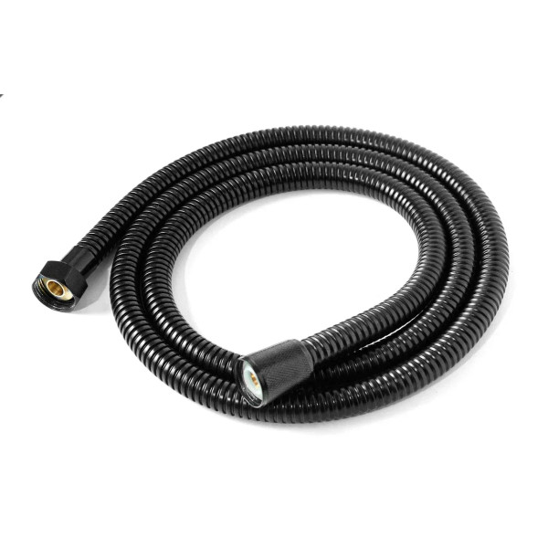 Душевой шланг Славен СЛ-ЗП-117, черный 150 см. Фото 1