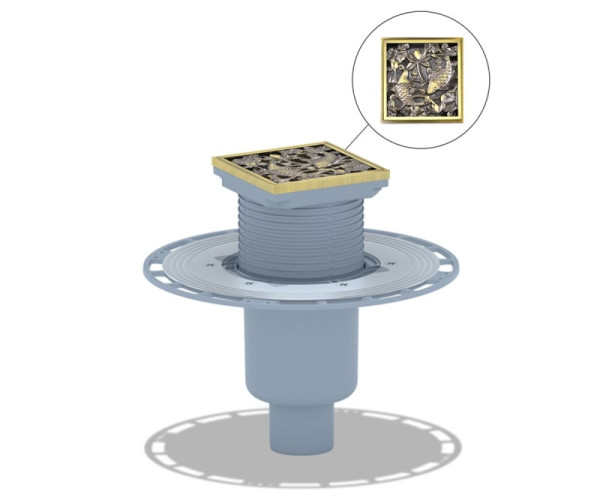 Душевой трап Bronze de Luxe 21980-5902, бронза. Фото 1