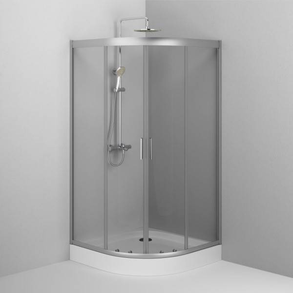 Душевой уголок 100х100 см, без поддона. Фото 4