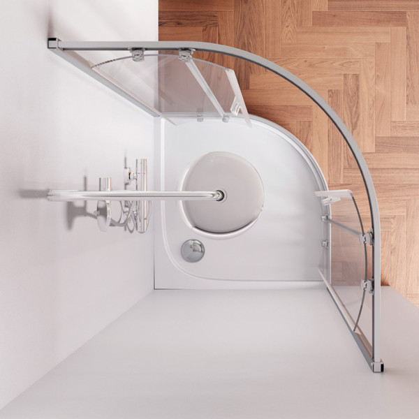 Душевой уголок 90х90 см, без поддона. Фото 3