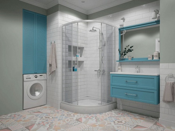 Душевой уголок Erlit ER0509-C4 (900*900*1950). Фото 2