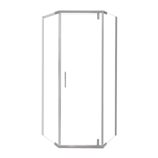 Душевой уголок OLIVE S VIAR 5-тиугольный 90х90х195, хром. Фото 1