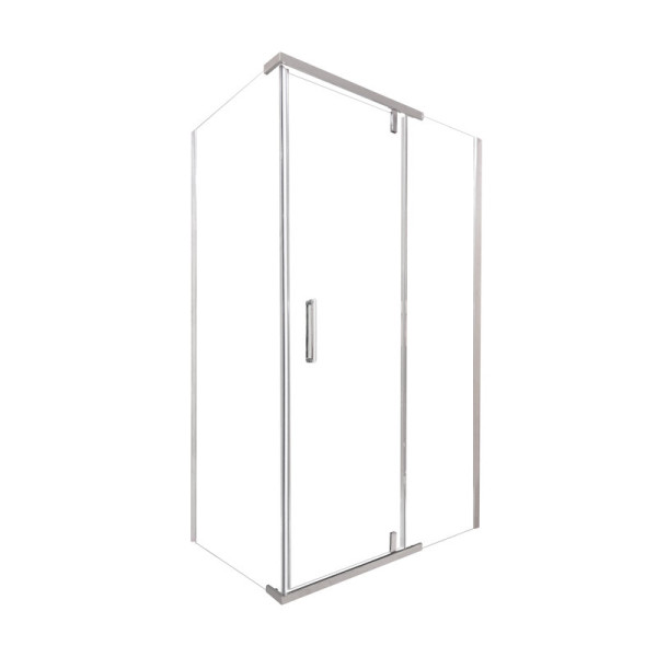 Душевой уголок OLIVE S VIAR прямоугольный 120х80х195, хром. Фото 1