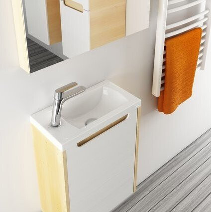 Дверь для тумбы под умывальник SD 400 L CLASSIC белая (СНЯТА С ПРОИЗВОДСТВА). Фото 2