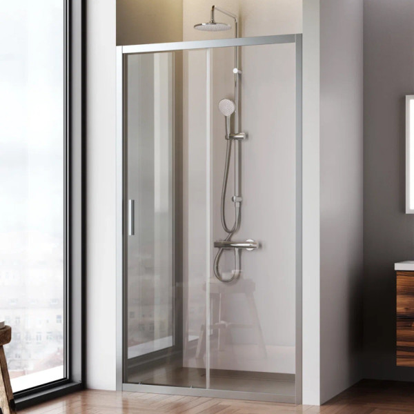 Дверь душевая в нишу 110x195 см, раздвижная. Фото 1