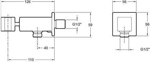 E14791-CP шланговое подсоединение. Фото 2