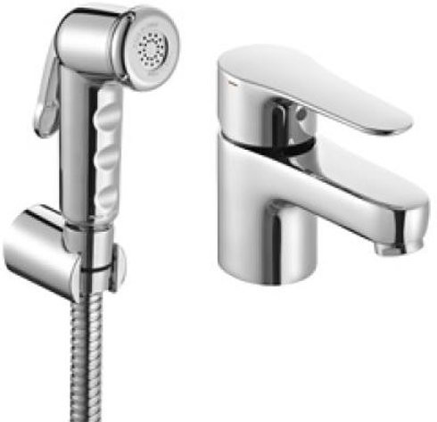 E16319-4-CP JULY cмеситель для раковины с гигиеническим душем. Фото 1