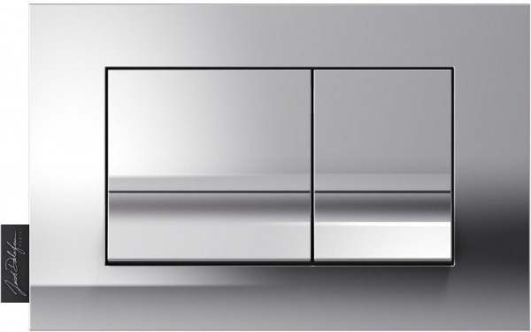 E20858-CP Панель смыва геометр дизайн, глянцевый хром. Фото 1