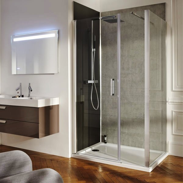 E22T121-GA CONTRA Дверь на петлях 120 см, серебро. Фото 4