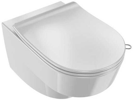 E24889-00 Odeon RIVE GAUCHE/ BASTILLE крышка soft-close быстросъемная SLIM (ПРОДАЖА ТОЛЬКО В КОМПЛЕКТЕ С УНИТАЗОМ). Фото 1