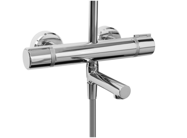 E26238-CP ATOM термостатическая душевая колонна (смеситель для ванны). Фото 2