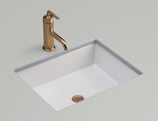 E2882-0 Verticyl Раковина встраиваемая снизу 50*40 см, белый. Фото 3