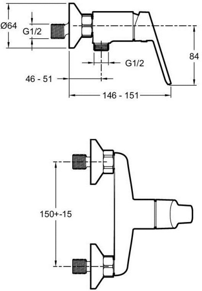 E29870-BL AIME смеситель для душа,матовый черный. Фото 2