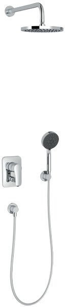 E30759-CP Set 8 в 1 (98699D-NF + E98714-CP + E10039-CP + E21760-CP + 8466D-CP + E21756-CP + E8465-CP + E75206-CP) душевой комплект. Фото 1