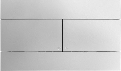 E4316-CP Панель для двойного смыва Хром. Фото 2