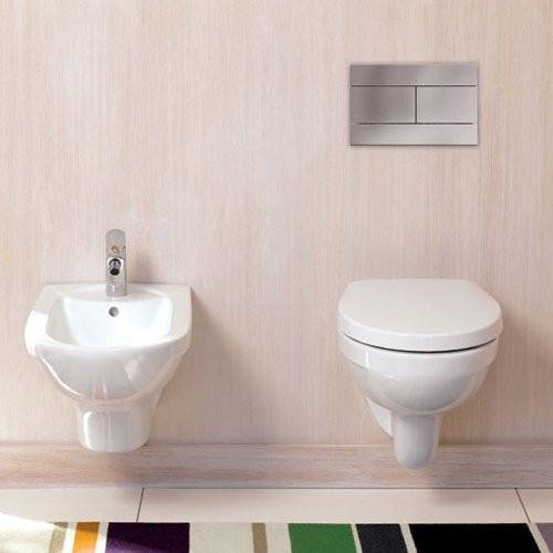 E4316-CP Панель для двойного смыва Хром. Фото 5