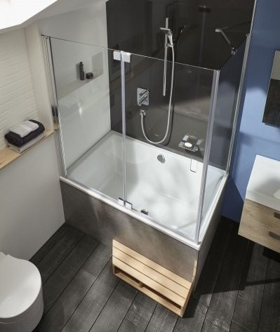 E6D123-00 Capsule ванна/душ 140X90, ножки в комплекте. Фото 3