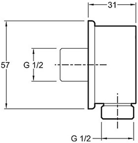 E75142-CP шланговое подсоединение. Фото 2